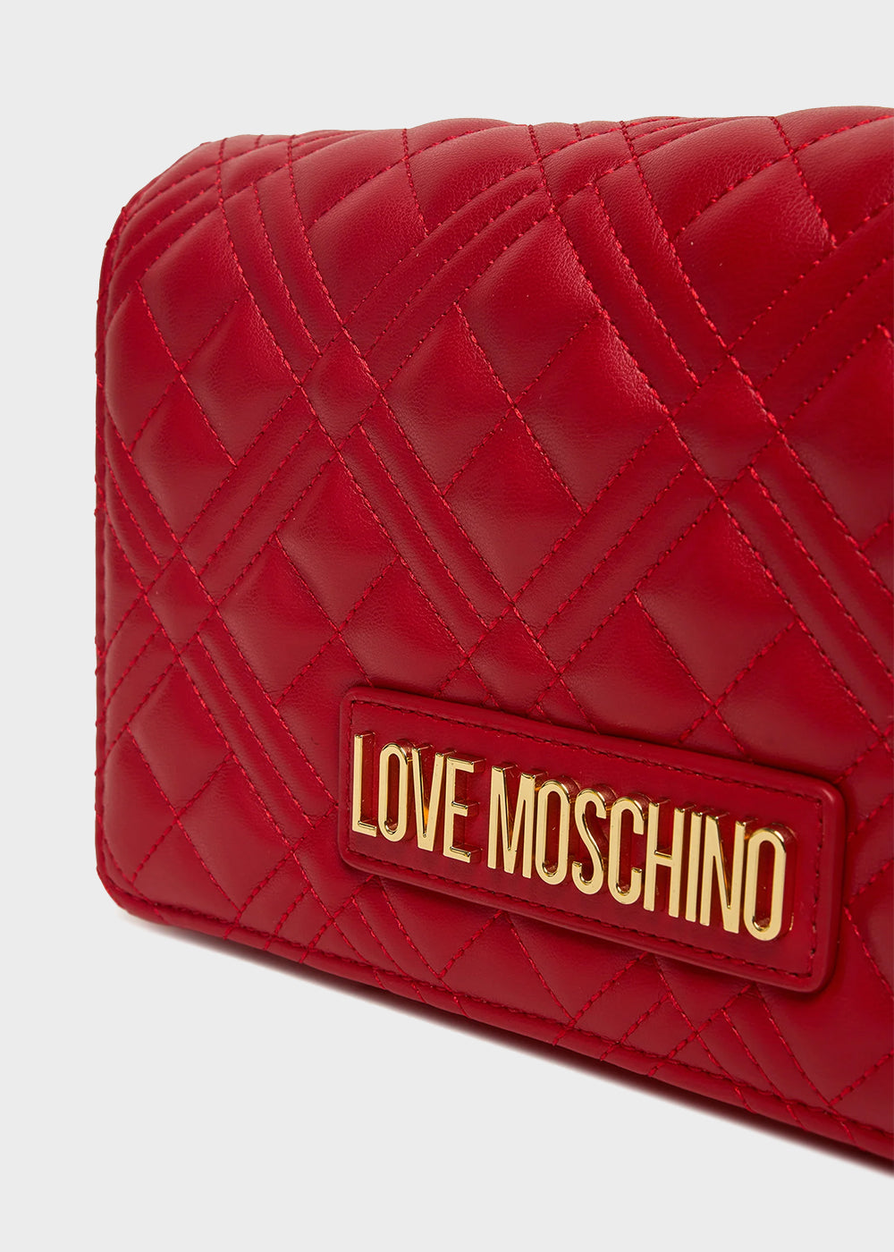 Borsa a tracolla con logo frontale