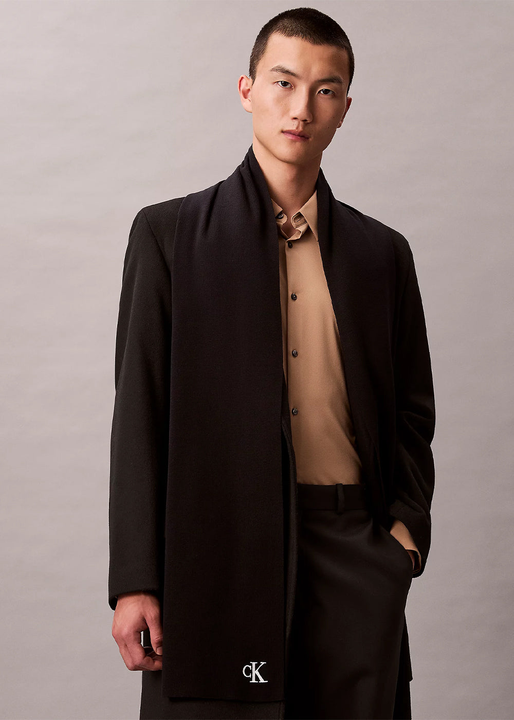 Sciarpa con signature logo