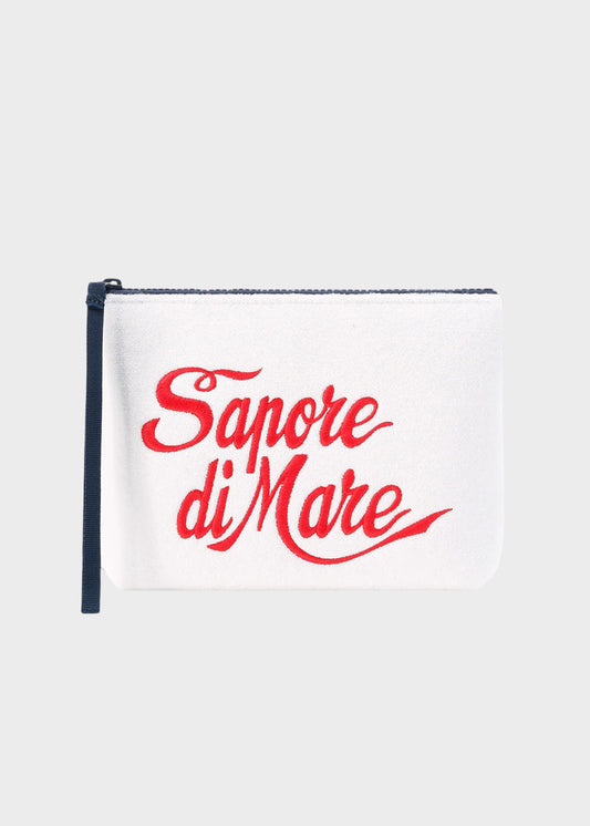 Pochette da Mare Terry Sapore di Mare Limited Edition effetto spugna