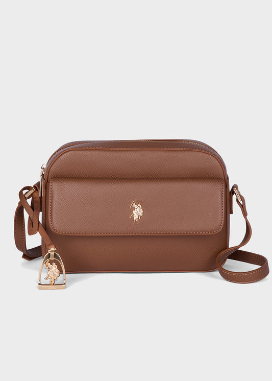 Jones shoulder bag with front pocket