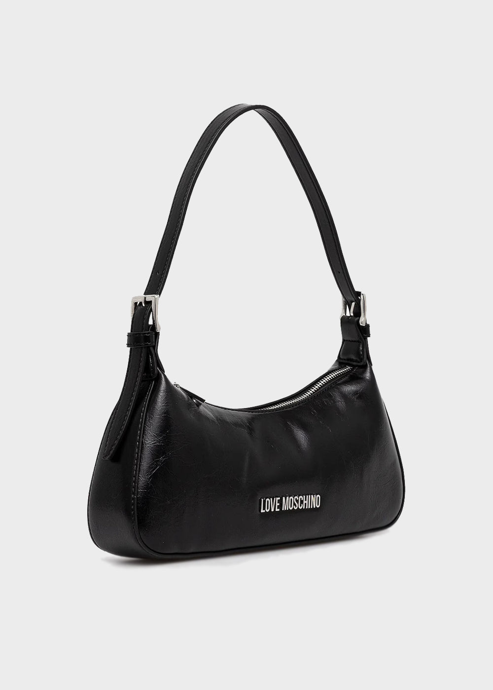 Borsa da spalla con logo frontale