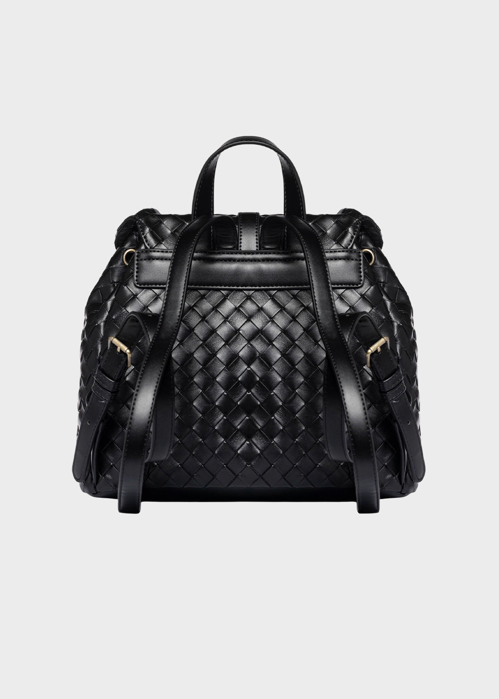 Zaino Colorado S Plait con pattina, tasche frontali e trama ad effetto intreccio