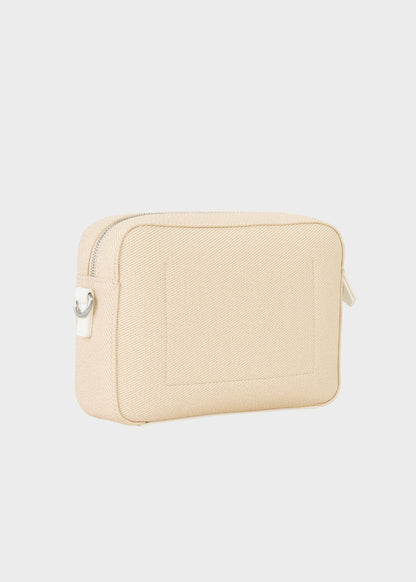 Borsa a tracolla Alexia in pelle sintetica ad effetto tessuto