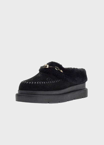 Scarpa Kendry platform con pelliccia