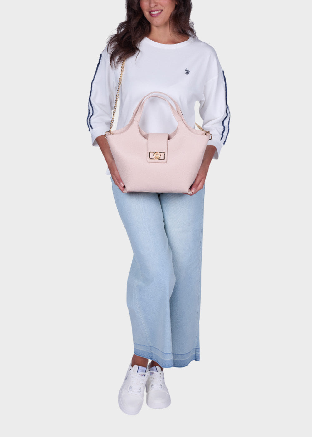 Borsa a mano con tracolla Jones Chic S. rosa