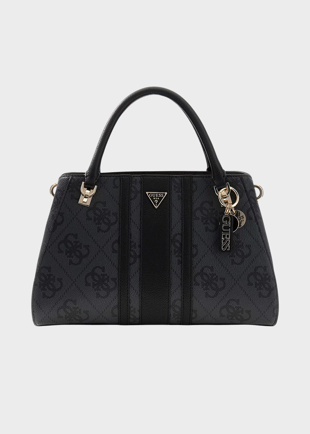 Borsa a mano Noelle II con tracolla e logo all over