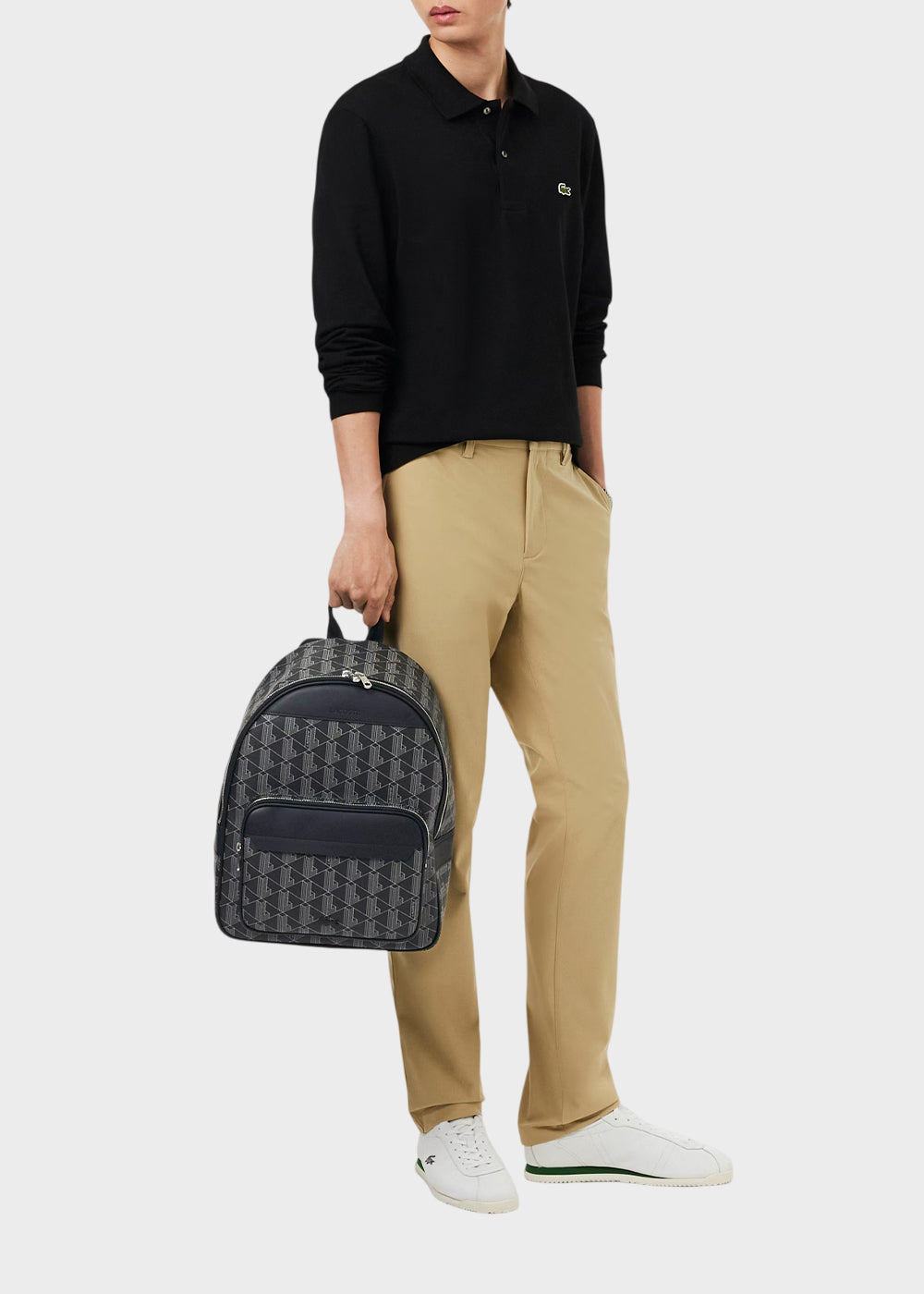 Zaino The Blend con tasca frontale monogram-3