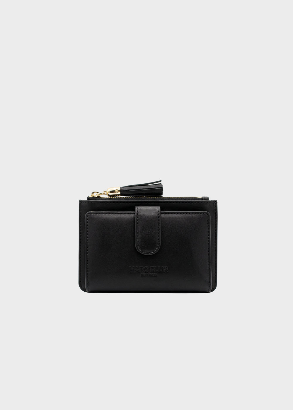 Portacarte con portamonete Wallet SA in vera pelle-1