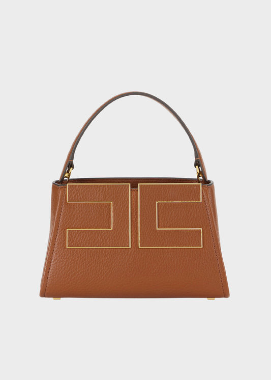 Borsa a mano con tracolla e logo