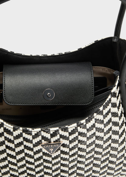 Borsa a spalla Tessi con pochette interna