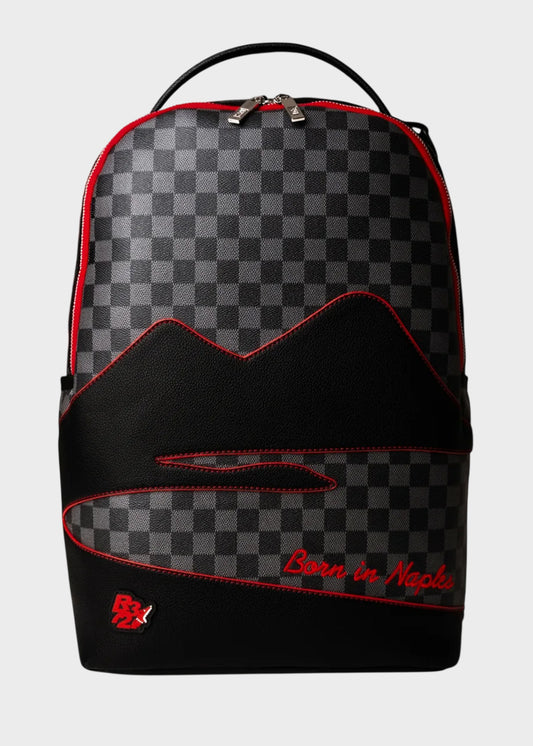 Zaino Vesuvius con trama a scacchi, "Limited Edition"