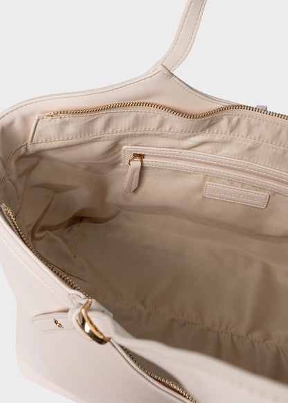 Borsa a spalla Scarlett Macro con logo metallico