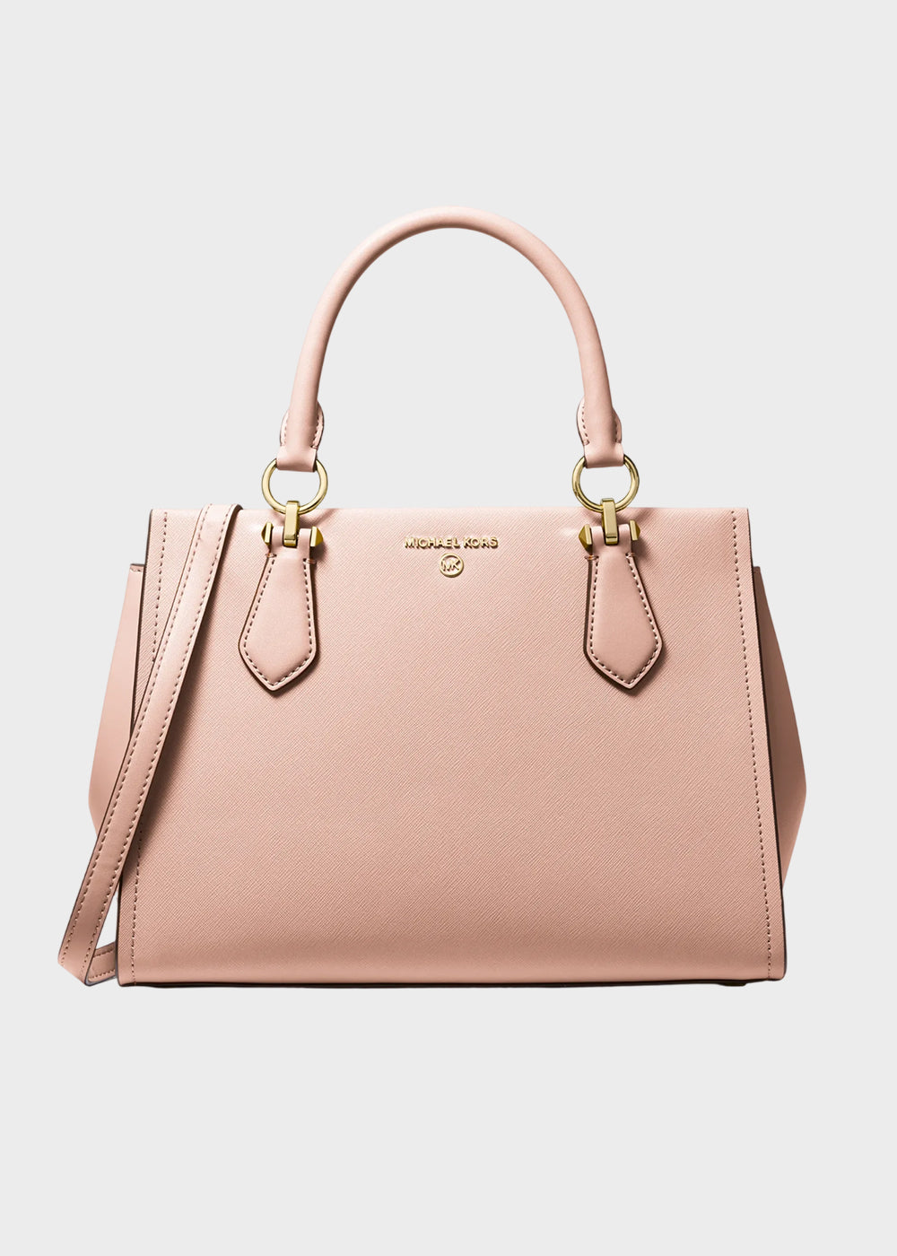Borsa a mano Marilyn media con tracolla, in pelle saffiano
