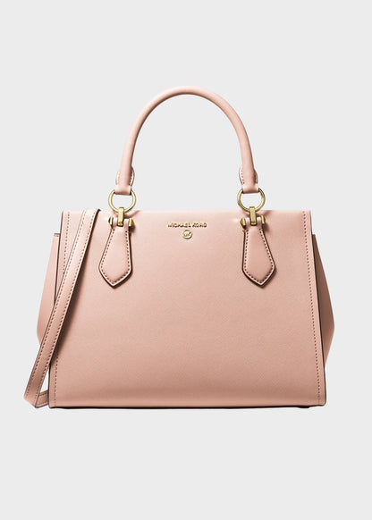 Borsa a mano Marilyn media con tracolla, in pelle saffiano
