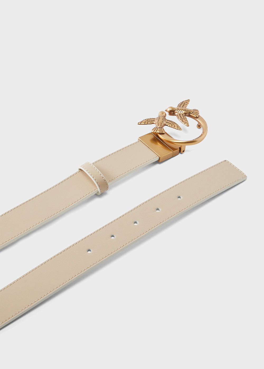 Reversible Belt with Love Birds Buckle 3cm-3