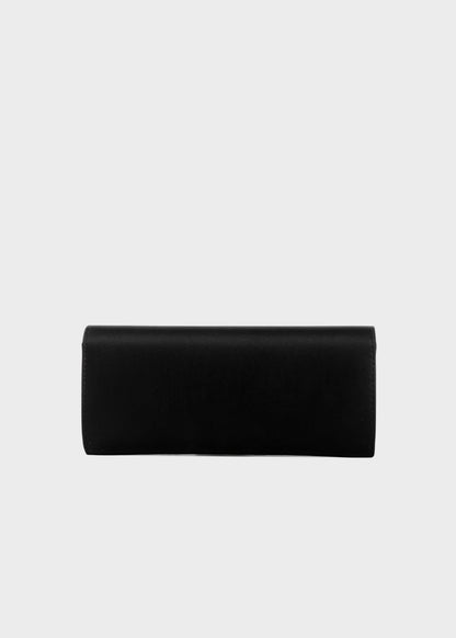 Pochette gioiello Elsie con fiocco e strass, con tracolla da spalla