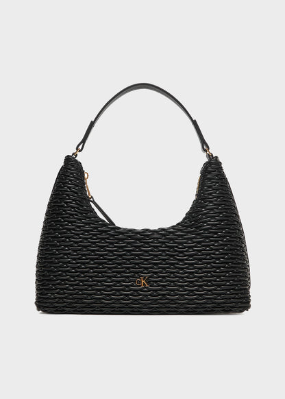 Shoulder bag with logo
