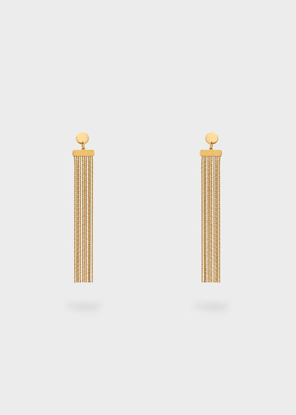 Stainless Steel Fringe Earrings