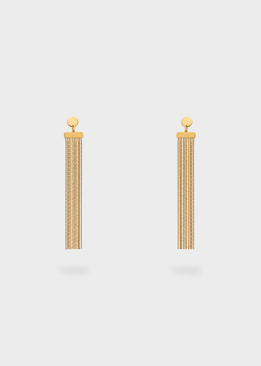 Stainless Steel Fringe Earrings