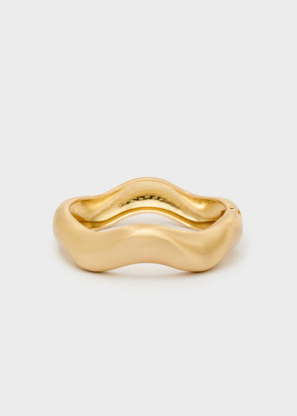 Rigid bracelet with spring opening