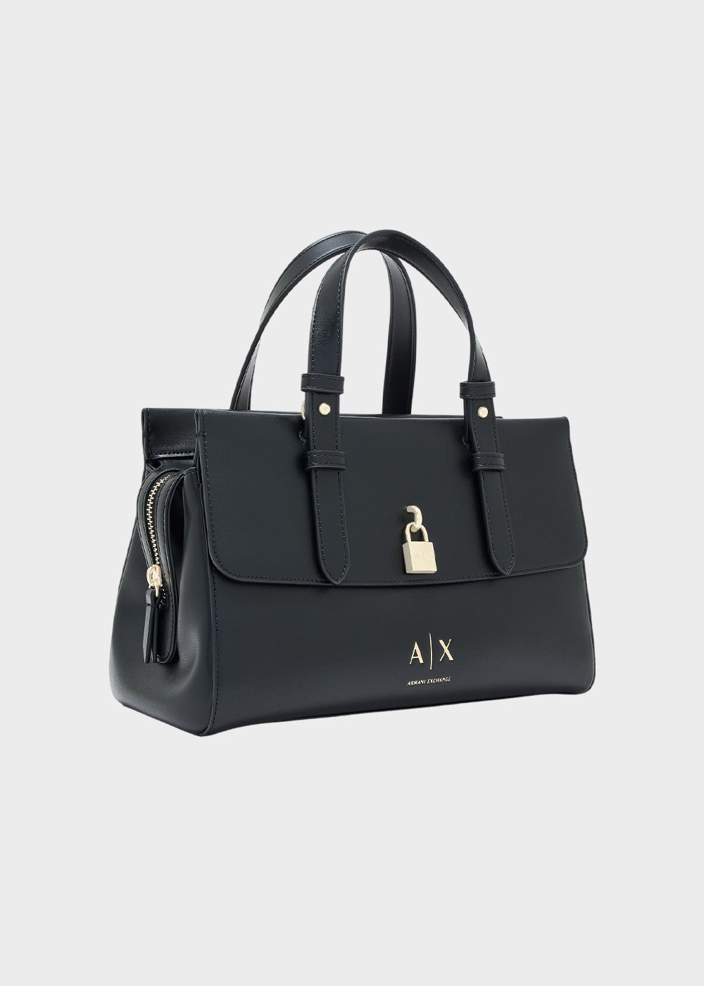 Borsa a mano Taylor Tote M con lucchetto decorativo e tracolla-4
