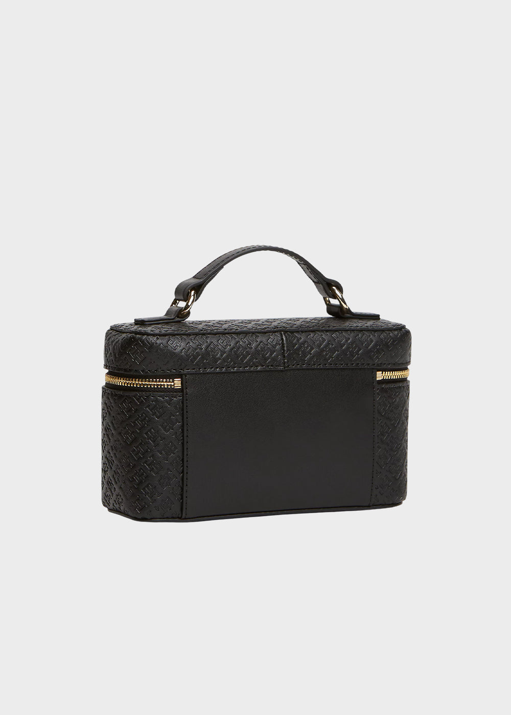 Borsa a mano piccola Icon Chain Vanity con catena e logo all over-3
