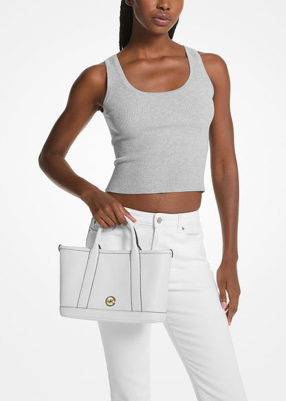 Luisa small hammered leather handbag