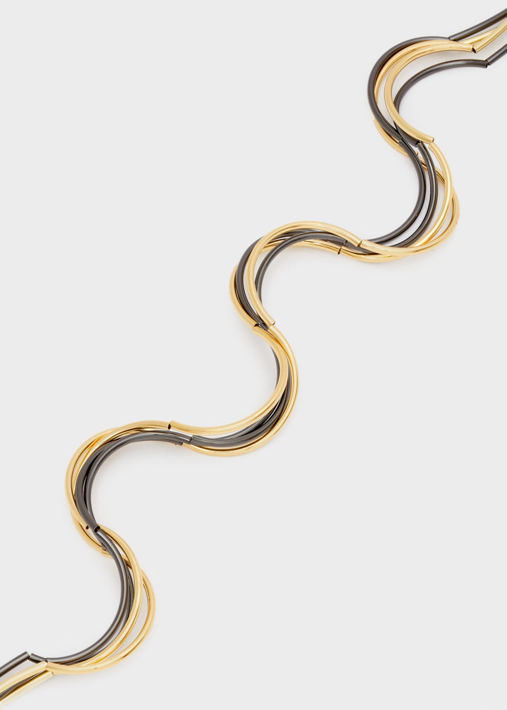 SOFT WAVE NECKLACE 18KT GOLD PLATED-3