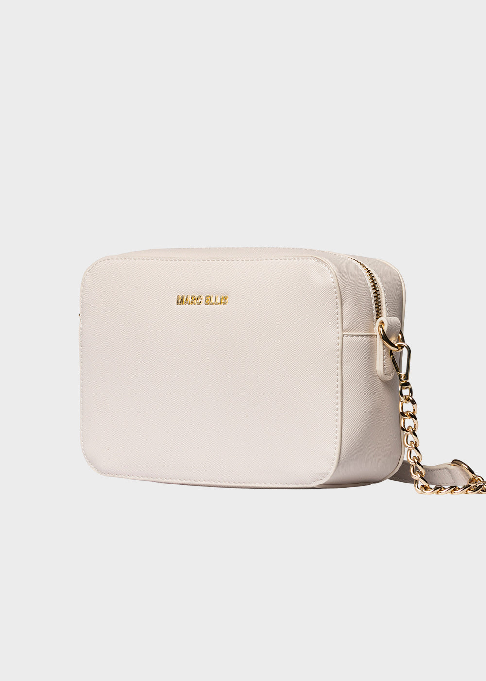 Borsa a tracolla Peyton MF con logo metallico