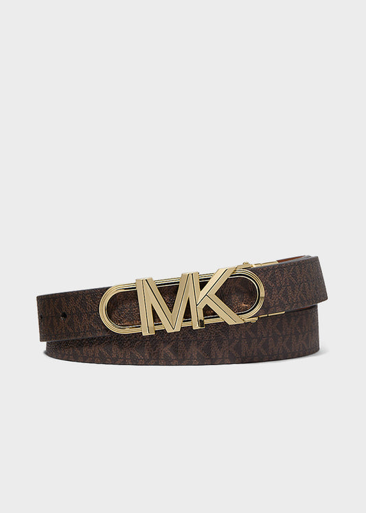 Reversible belt with logo (2.5 cm)