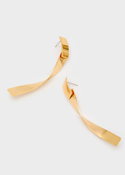 Long Twist Earrings