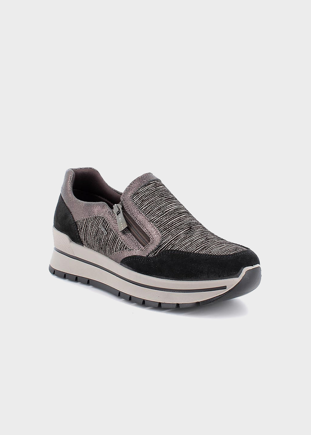Scarpe Slip on con zip