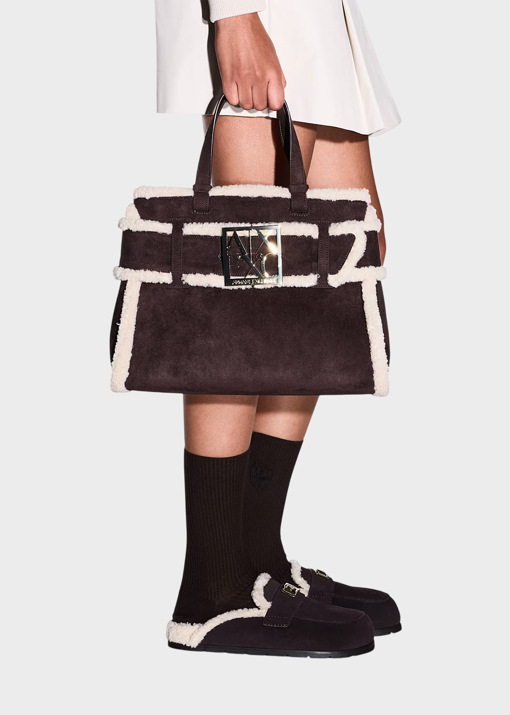 Borsa Susy Soft Shearling Shopping S-2