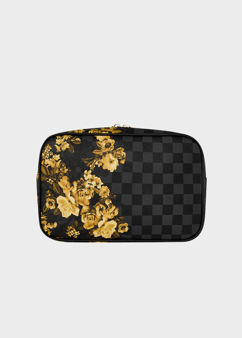 Pochette grande Gold Floral Remix con manico da polso