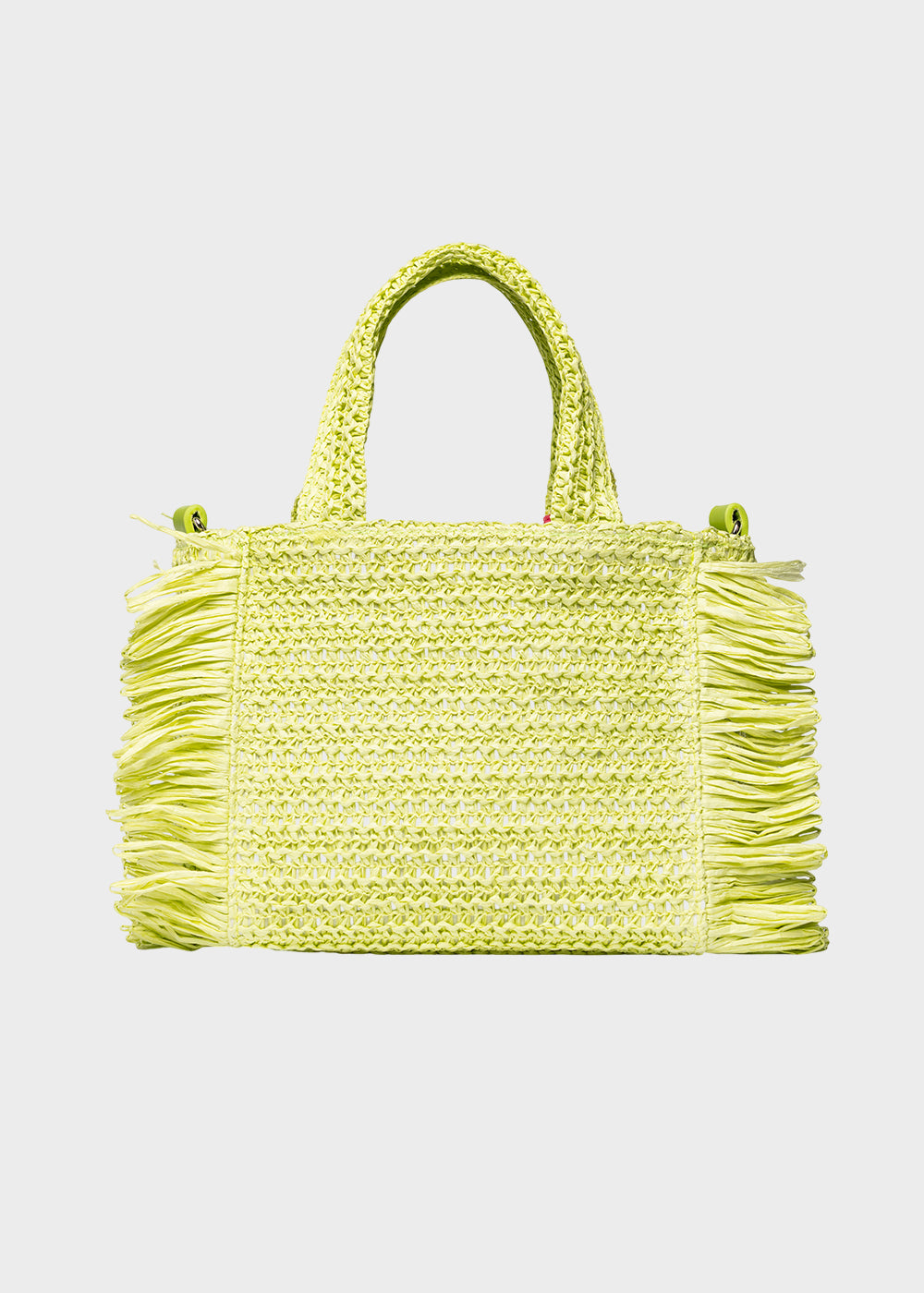 Borsa da Mare piccola Buby S.Claire S in effetto rafia, con tracolla