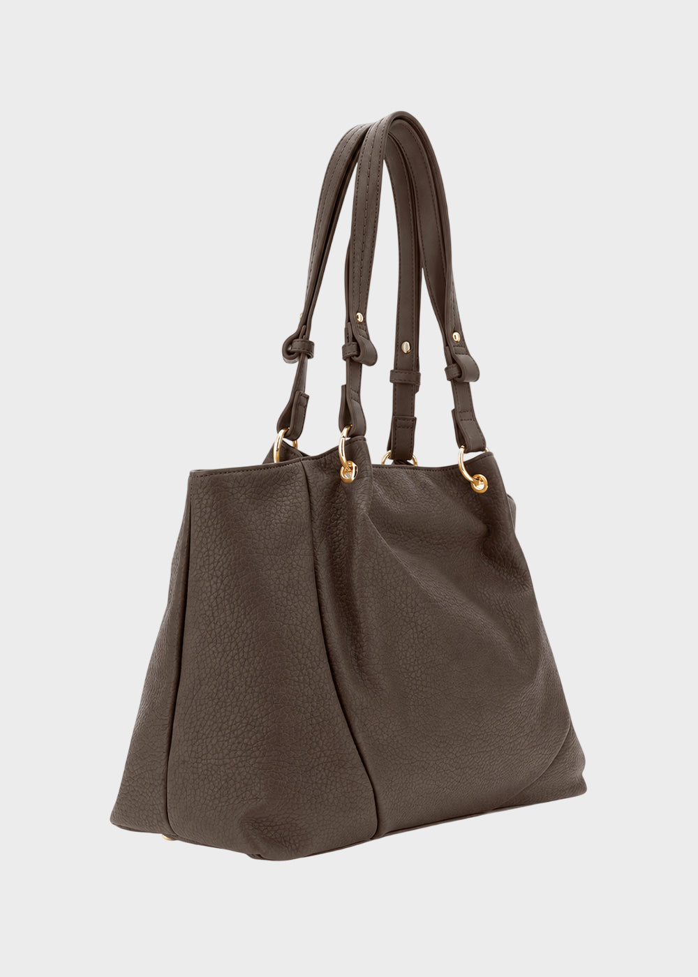 Borsa da spalla morbida con pieghe