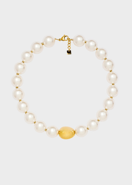 Collana Pearl con elemento sfera