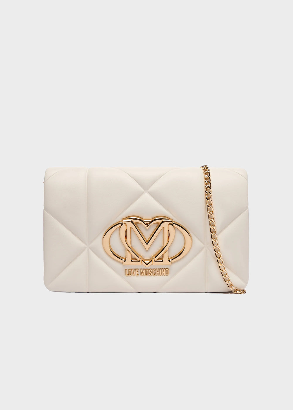 Borsa a tracolla con logo frontale