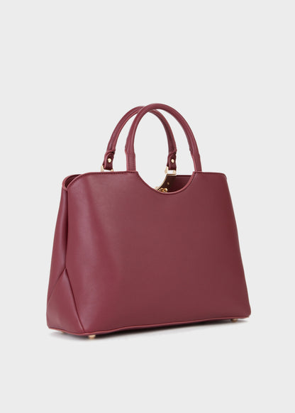 Borsa a mano con tracolla Wendy con dettagli metallici