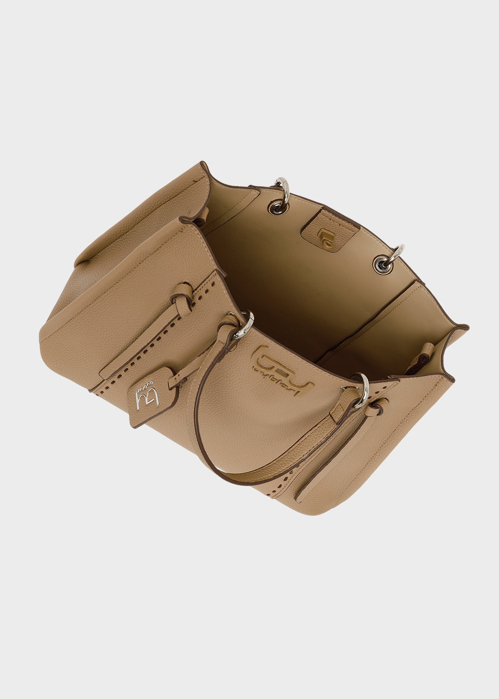 Borsa a mano Cliff con pochette interna estraibile e tracolla-3