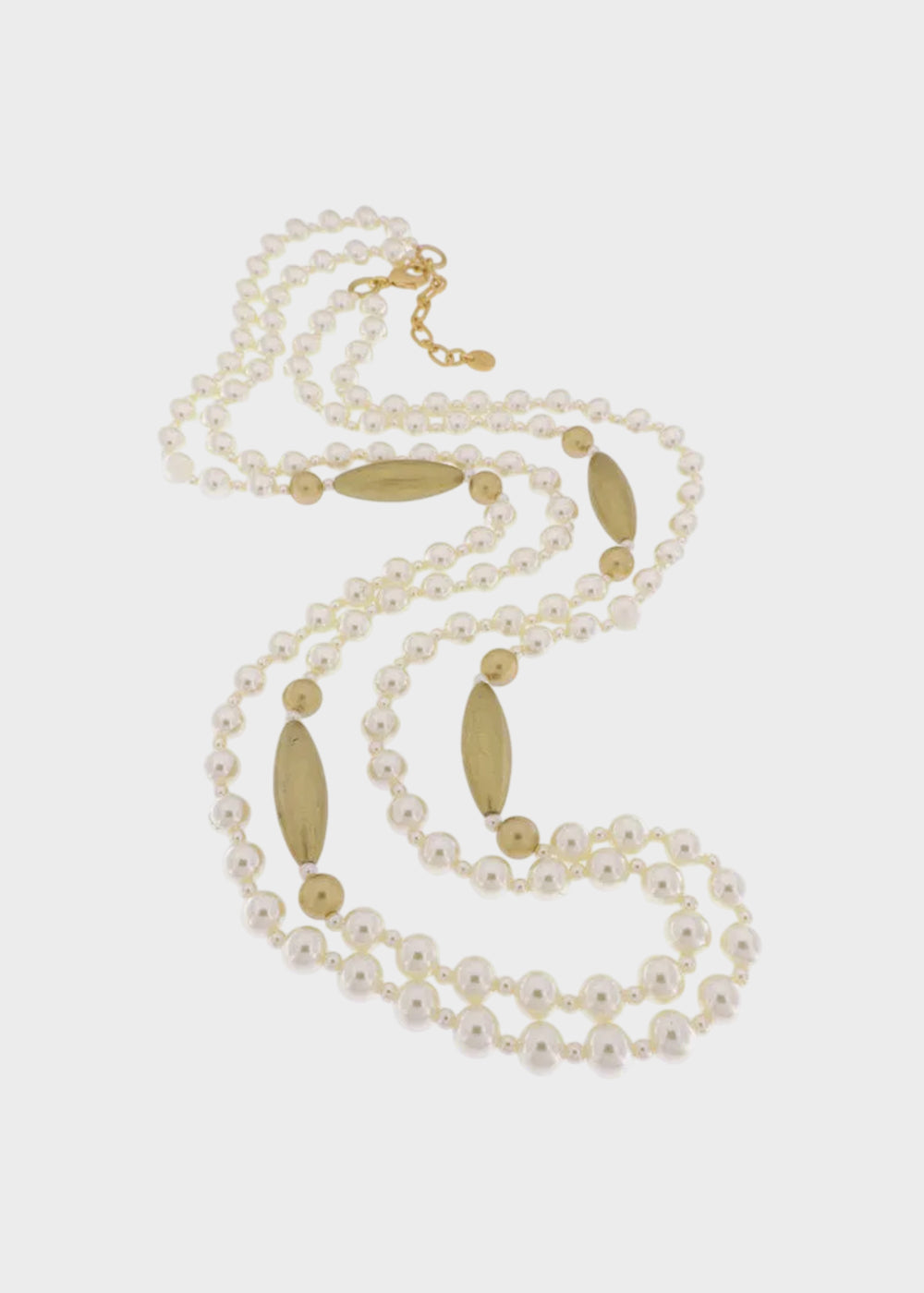 Collana multifilo in Metallo con perle