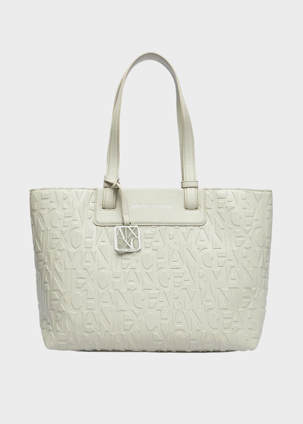 Borsa shopping Liz Pebble M con logo all over