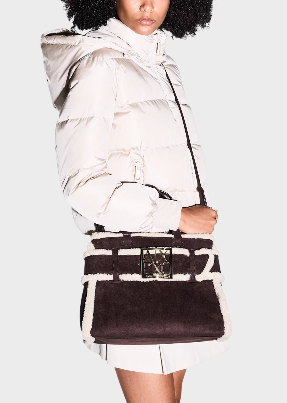 Borsa Susy Soft Shearling Shopping S-3