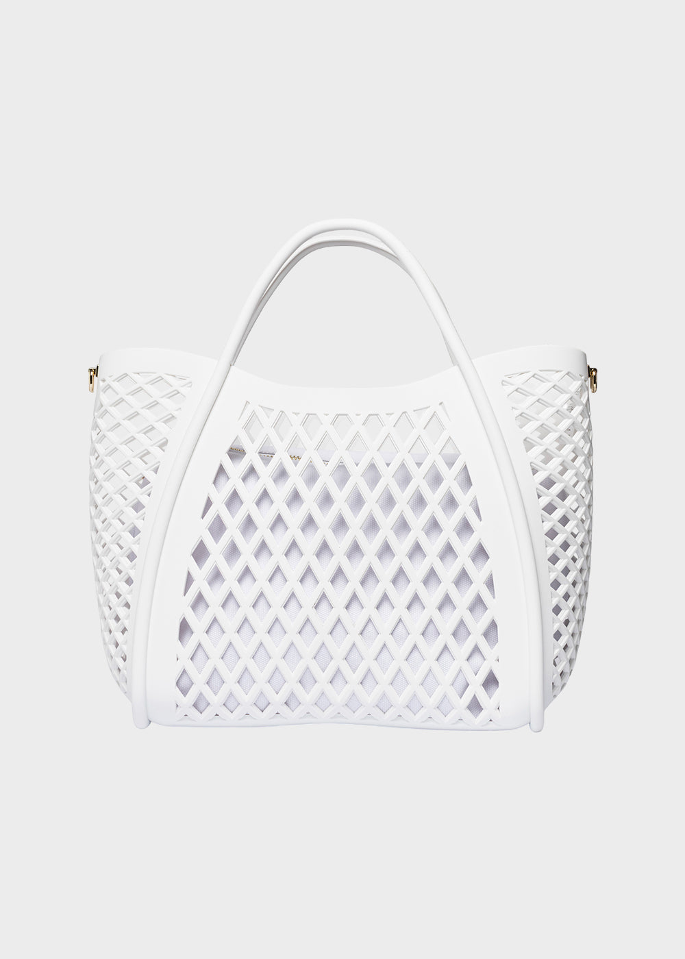 Borsa da Mare con tracolla Flat Basket S, con pochette interna