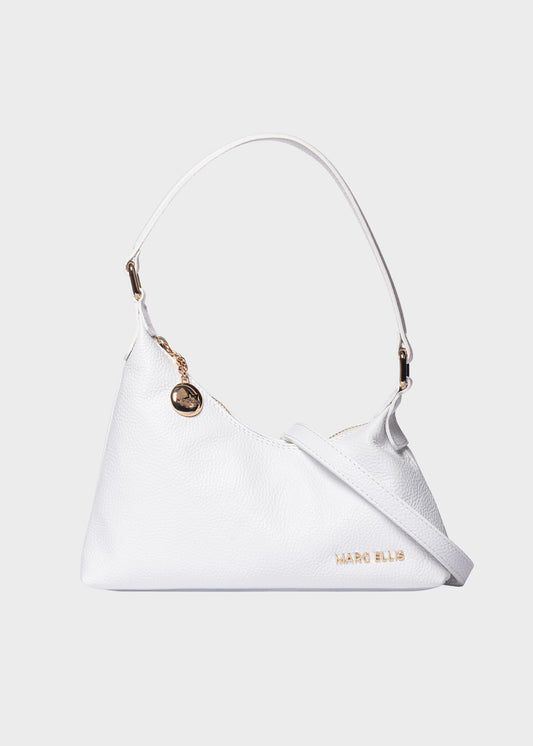 Borsa a spalla Wynn S Do con tracolla, in pelle