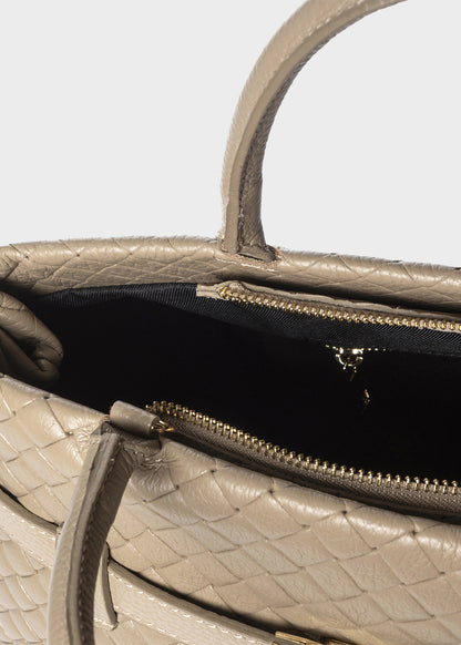 Borsa a mano in pelle con tracolla Lara Plot