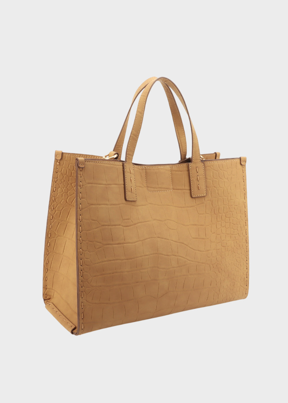 Borsa a mano Middleton D. con tracolla e borsa interna, effetto Croco