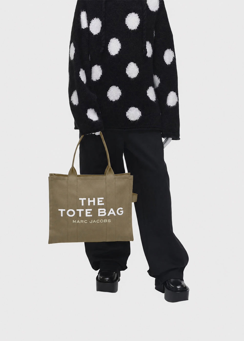 Borsa da spalla "The Tote Bag" grande in tessuto