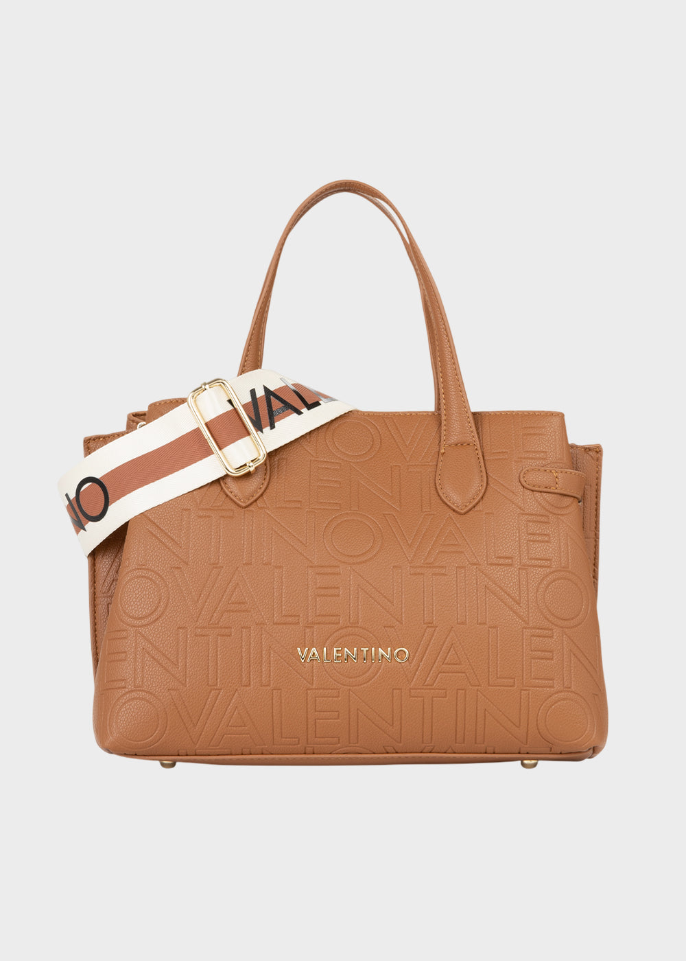 Borsa a mano con tracolla Pansy con logo all over