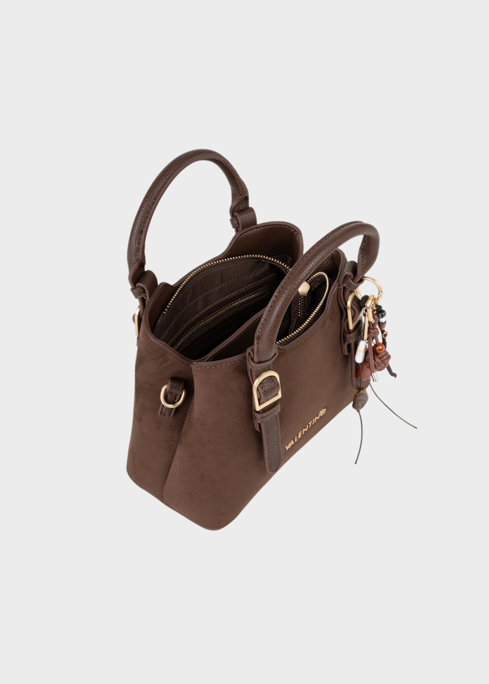 Borsa a mano Winnie Winter piccola con tracolla, in camoscio sintetico-3